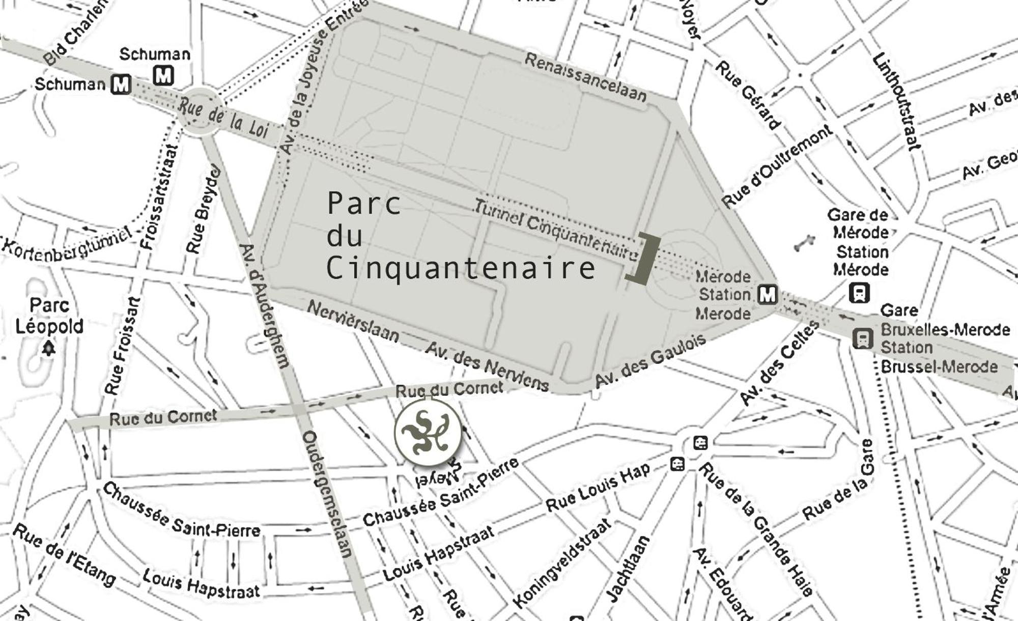 B&B A Cote Du Cinquantenaire Etterbeek Exterior photo